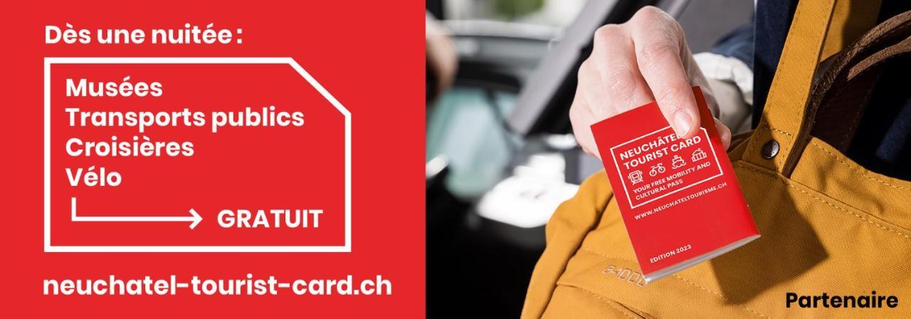 Appartement Luna Avec Parking Couvert Prive Le Locle Bagian luar foto